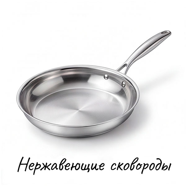 Нержавеющие сковороды купить на Skovoroda.by