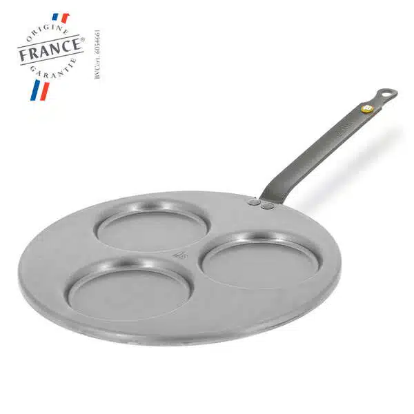 Сковорода для оладий стальная de Buyer CARBONE PLUS 27 см 5612.03