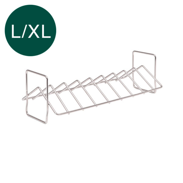 Подставка для рёбрышек, стальная, 9 секций, для печи kamado LXL GK-UR-L