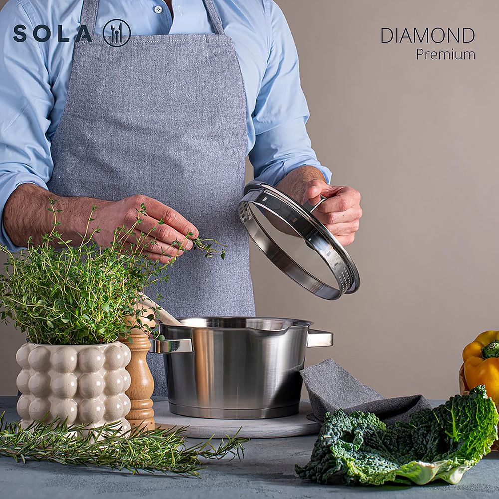 Фото 16 Набор посуды 4пр. SOLA Diamond 13DIAM 004 - Skovoroda.by Изображение 16 Набор посуды 4пр. SOLA Diamond 13DIAM 004 - Skovoroda.by