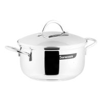 Кастрюля 2 л с крышкой, нержавеющая сталь, Barazzoni BONITA,18 см