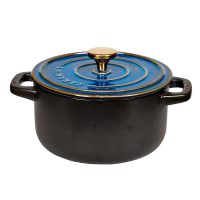 Кастрюля 5л с крышкой, керамика, Style Buffet New Kitchen P.L. ZA0605-6L