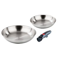 Набор сковородок 20+28 см Barazzoni Inox Facile 2799039900 - Skovoroda.by