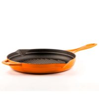 Сковорода гриль чугунная HOSSE 28 см, оранж HS Y GTV 28 ORANGE