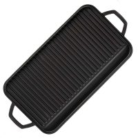 Сковорода гриль чугунная HOSSE 4425 см HS DD HP 2544 BLACK MAT