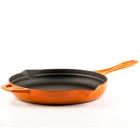 Сковородка круглая чугунная HOSSE 28 см HS Y KTV 28 ORANGE