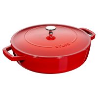 Сотейник Чистера чугунный STAUB La Cocotte 28 см вишня 12612806