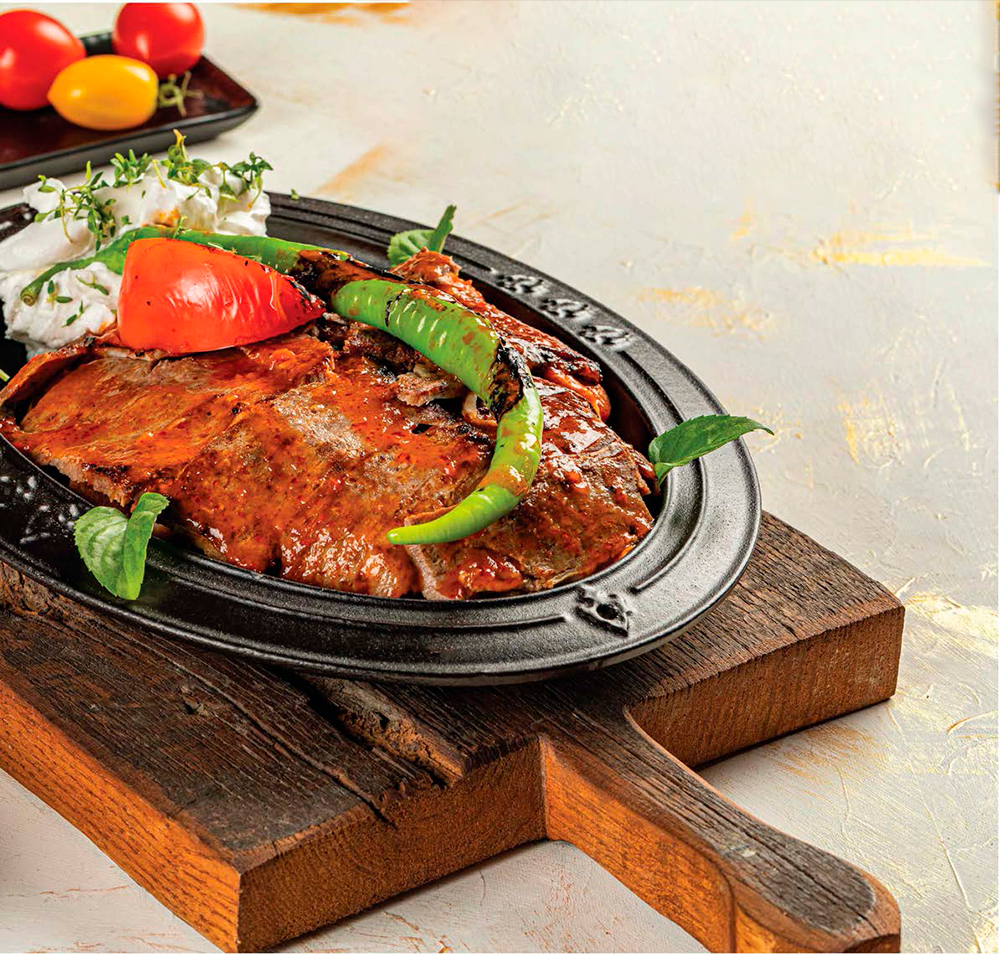 Изображение 2.1 Тарелка чугунная Искандер HOSSE 17x28 см HS O İSK 1728 BLACK MAT