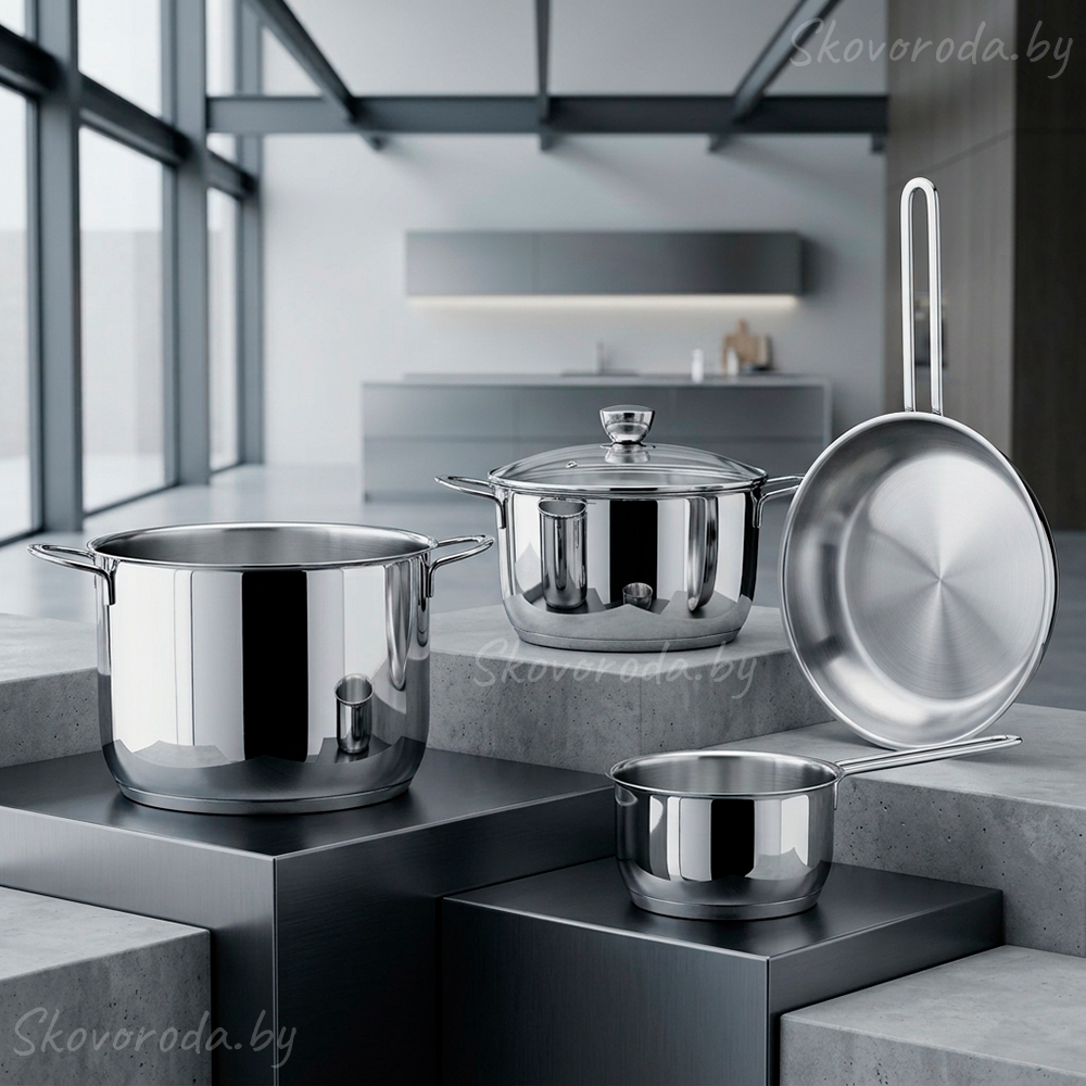 Фото 9 Набор посуды Pintinox Domus 42000105 - Skovoroda.by Изображение 9 Набор посуды Pintinox Domus 42000105 - Skovoroda.by
