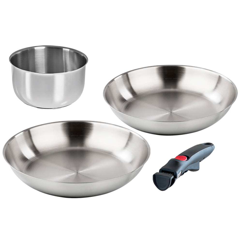 Набор сковородок 24+28 см иковш 16см Barazzoni Inox Facile 2799049901 - Skovoroda.by Набор сковородок 24+28 см иковш 16см Barazzoni Inox Facile 2799049901 - Skovoroda.by